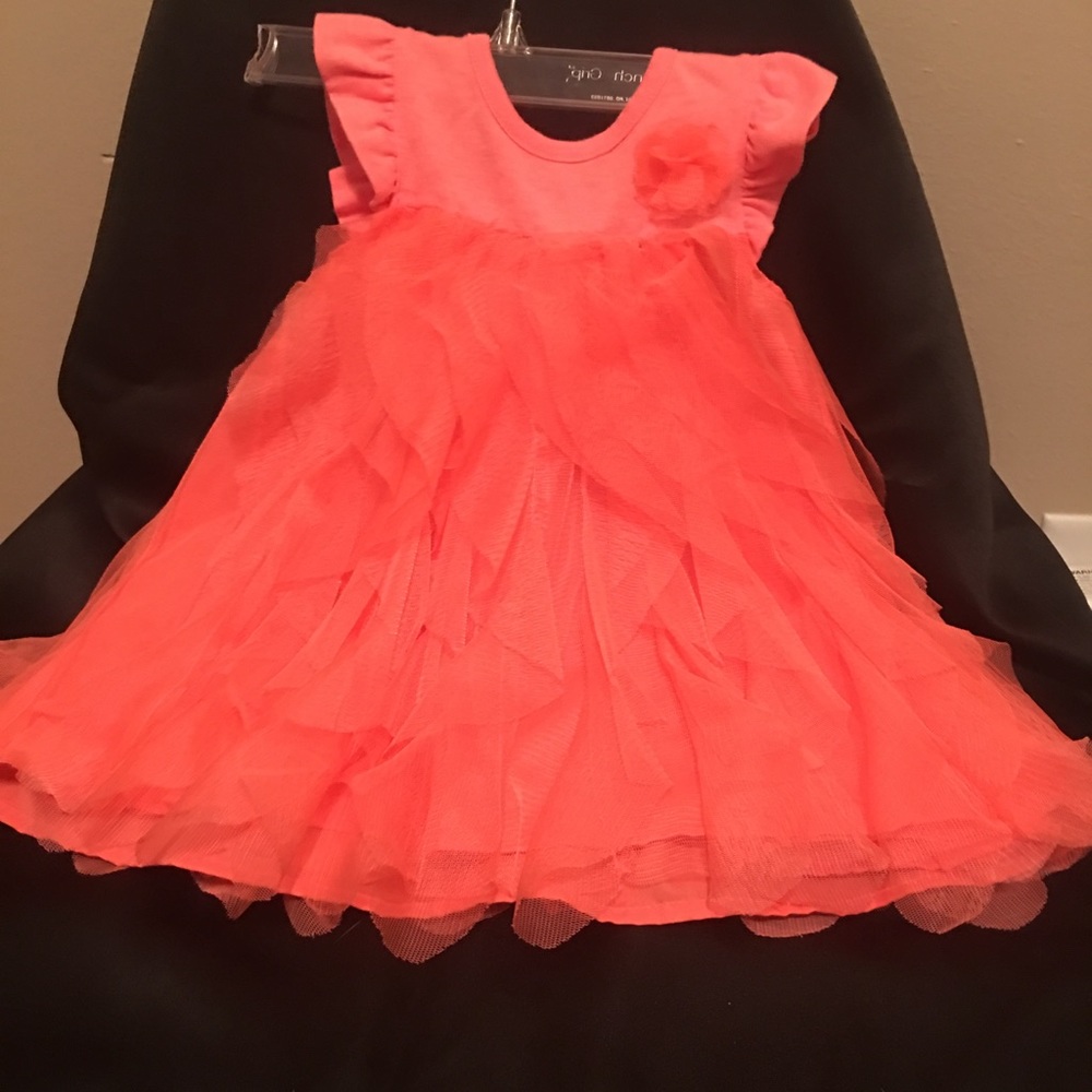 Cat and Jack toddler bright orange dress